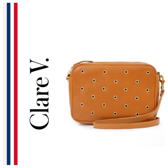 Clare V Midi Crossbody W/Grommets - Picture 1 of 13